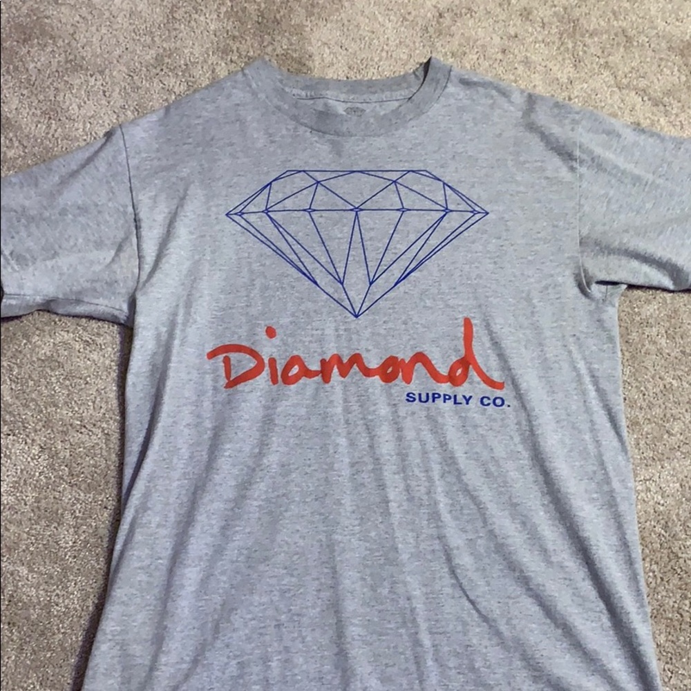 Grey Diamond T Shirt